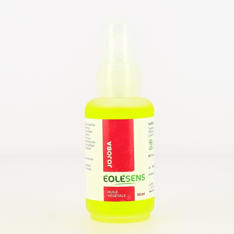 Huile végétale Jojoba - Flacon 50 ml - Eolesens Huile végétale Jojoba - Flacon 50 ml - Eolesens
