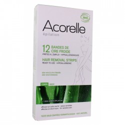Bandes de cire froide 100% naturelles