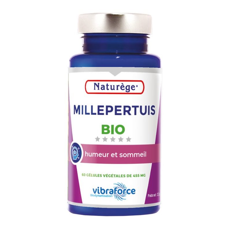 Millepertuis - 60 Gélules Végétales - Naturège Laboratoire Millepertuis - 60 Gélules Végétales - Naturège Laboratoire