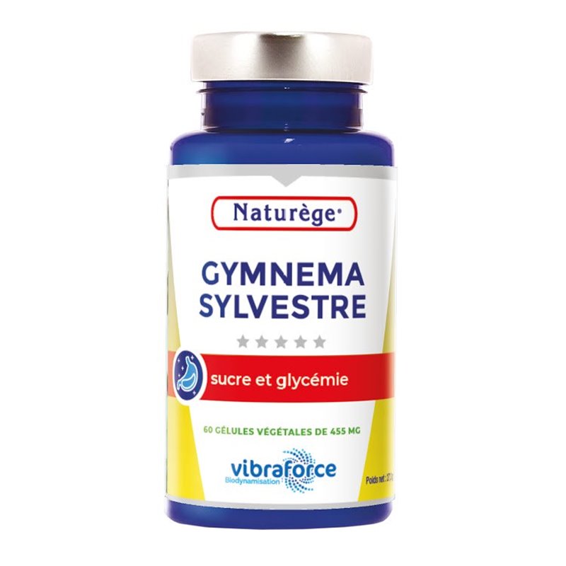 Gymnena Sylvestre - 60 Gélules Végétales de 455 mg - Naturège Laboratoire Gymnena Sylvestre - 60 Gélules Végétales de 455 mg - Naturège Laboratoire