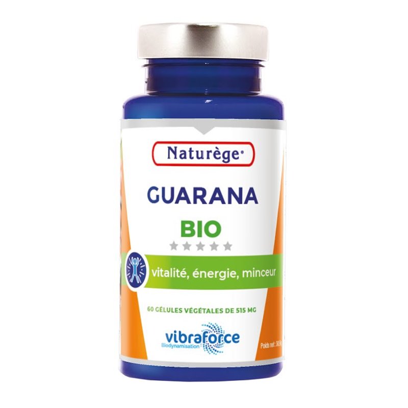 Guarana - 60 Gélules - Naturège Laboratoire Guarana - 60 Gélules - Naturège Laboratoire