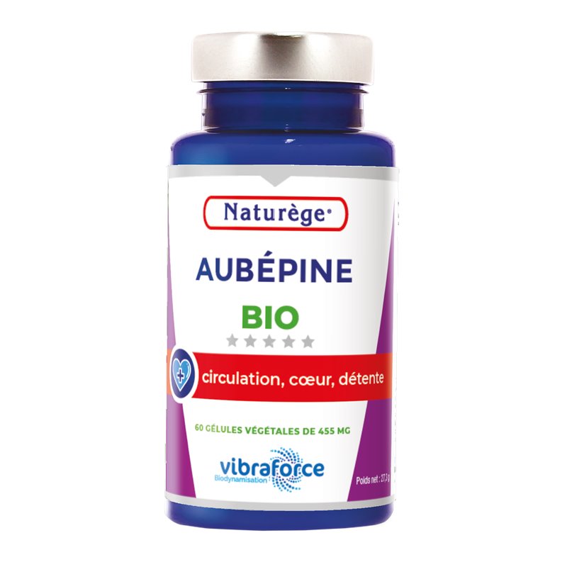 Aubépine Petit modèle - 60 Gélules - Naturège Laboratoire Aubépine Petit modèle - 60 Gélules - Naturège Laboratoire