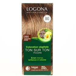 Logona Henne Châtaigne Dorée -coloration vegetale bio