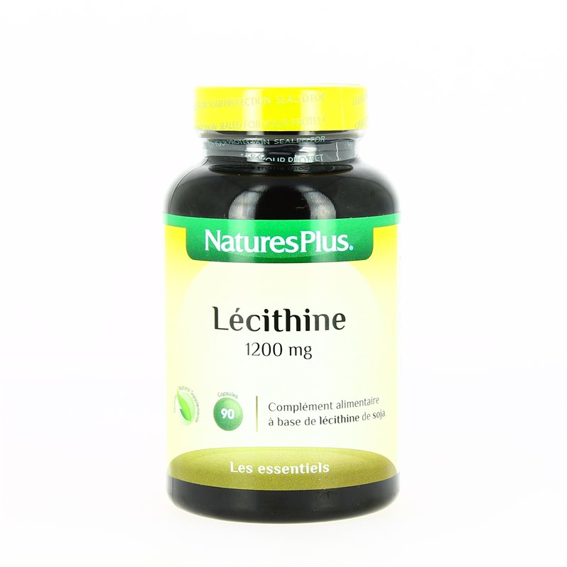 Lécithine soja 1200 MG - 90 capsules - Nature's Plus Lécithine soja 1200 MG - 90 capsules - Nature's Plus