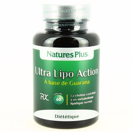 Ultra Lipo action à base de Guarana - 60 Comprimés - Natures Plus