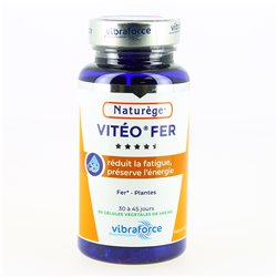 Vitéo Fer - 90 Gélules Végétales - Naturège Laboratoire