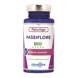 Passiflore Bio - 60 Gélules Végétales à 395 mg - Naturège Laboratoire