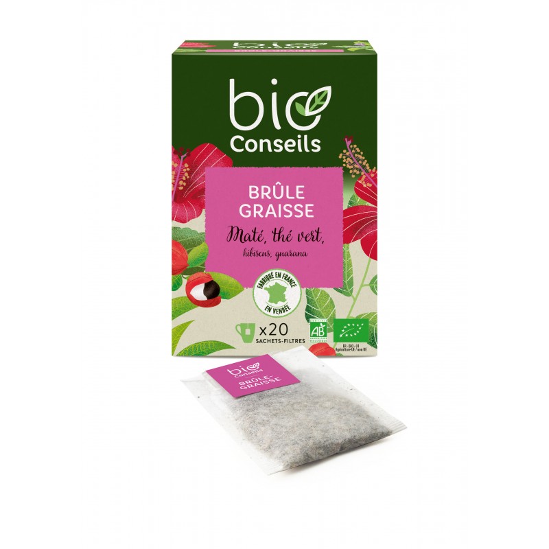 Infusion Brûle-graisse Biologique - 20 Sachets - Bio Conseils