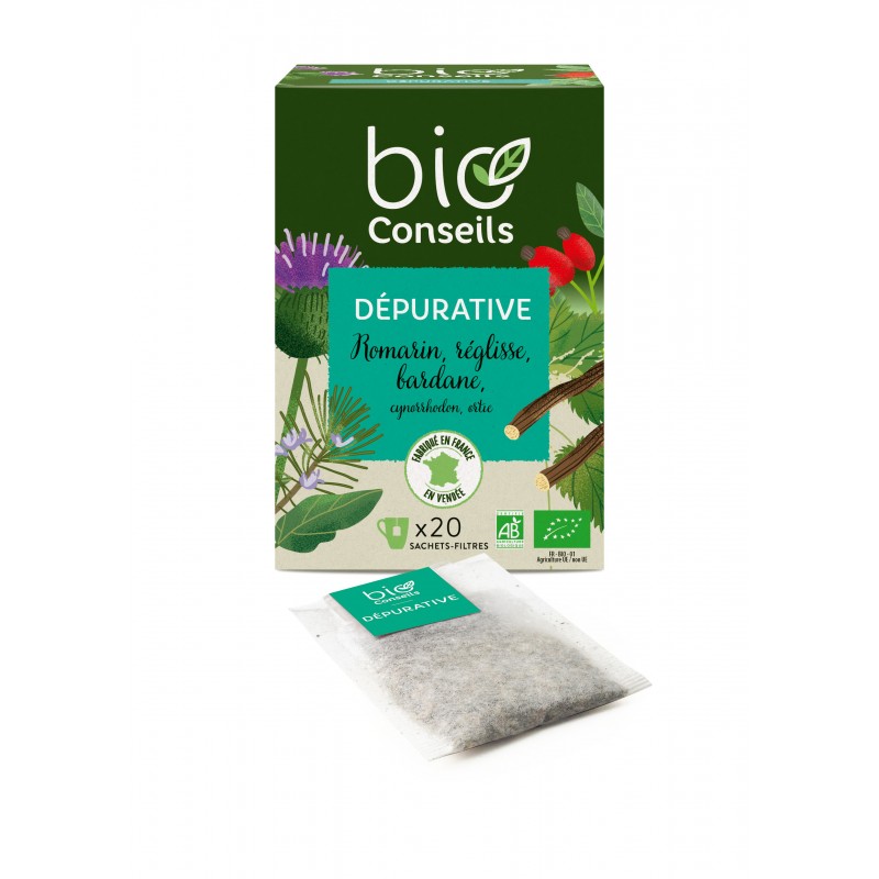 Infusion Dépurative Biologique - 20 sachets - Bio Conseils