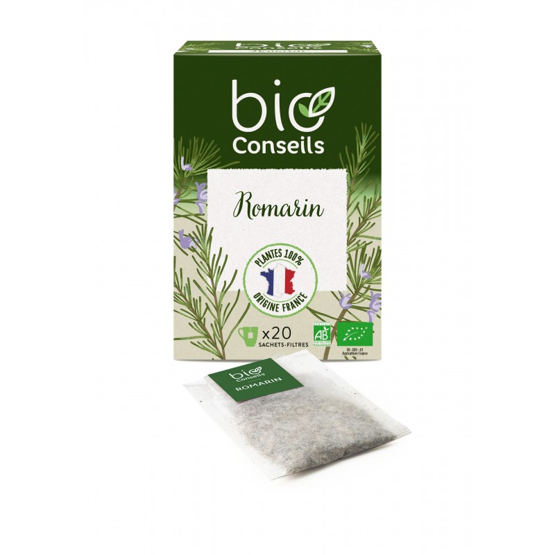 Infusion Romarin Biologique - 20 Sachets - Bio Conseils