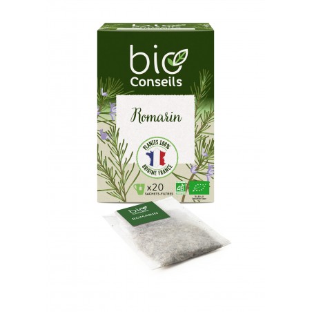Infusion Romarin Biologique - 20 Sachets - Bio Conseils