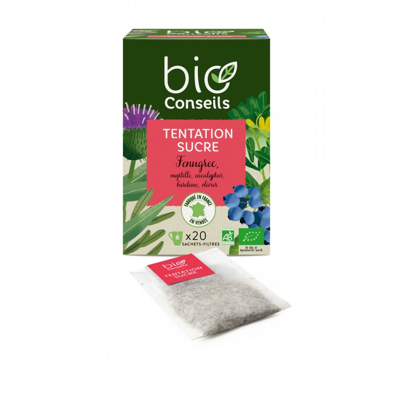 Infusion Tentation Sucre - 20 sachets -Bio Conseils