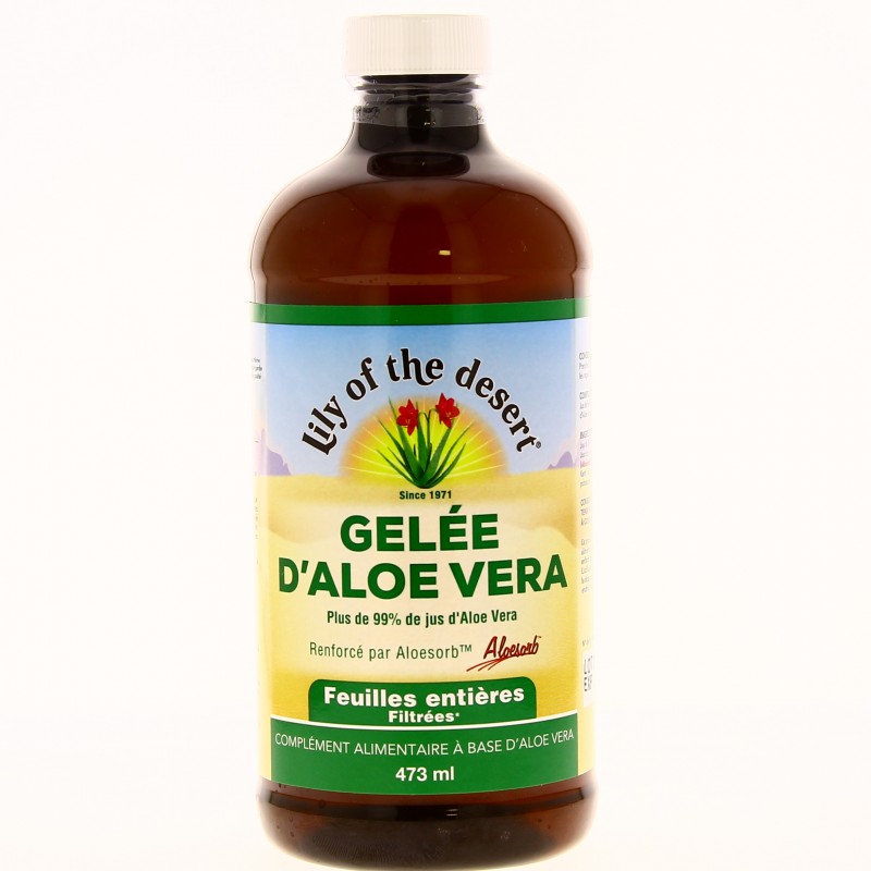 Gel d'Aloe Vera Buvable - 473 ml - Lily of the Desert Gel d'Aloe Vera Buvable - 473 ml - Lily of the Desert