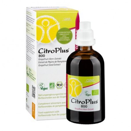 CitroPlus 800 - EPP Extrait de pépin de pamplemousse Bio - 50 ml - GSE