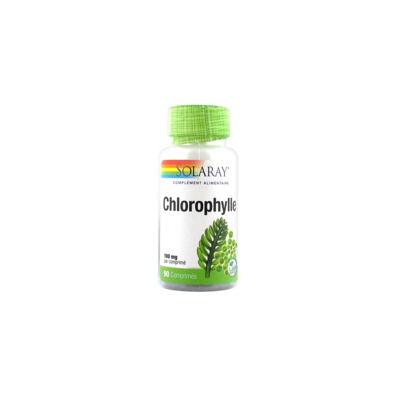 Chlorophylle - 90 comprimés /100 MG - Solaray Chlorophylle - 90 comprimés /100 MG - Solaray