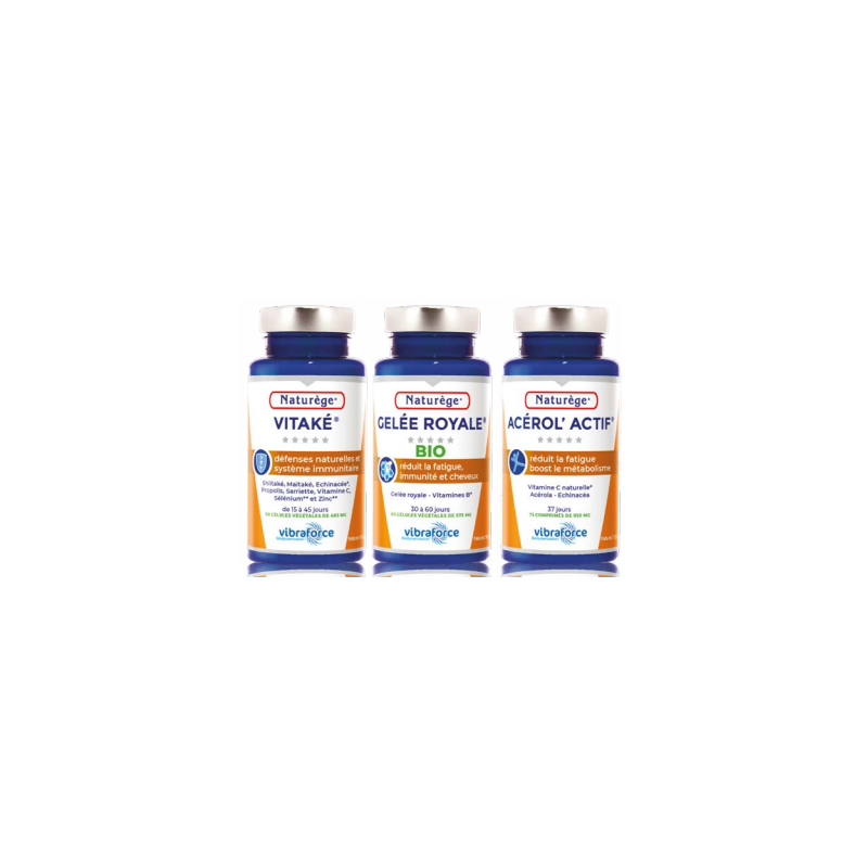 Pack Immunité 3 piluliersx90 gélules - Défenses immunitaires - Naturège Laboratoire Pack Immunité 3 piluliersx90 gélules - Défenses immunitaires - Naturège Laboratoire