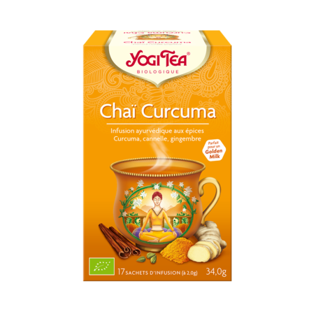 Chaï Curcuma - 17 sachets - Yogi Tea
