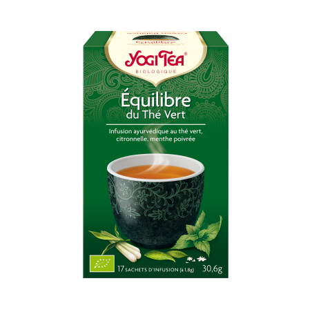 Thé Equilibre du thé vert - 17 Sachets - Yogi Tea