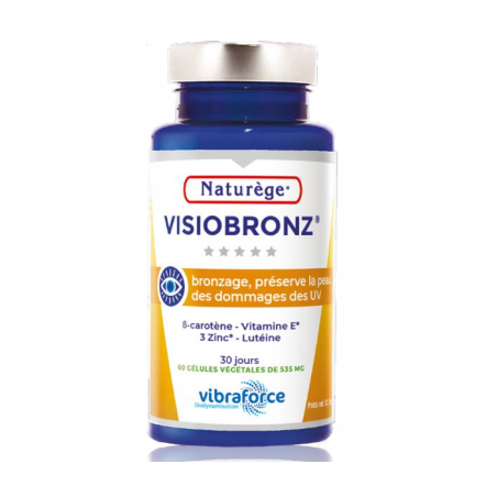 Visiobronz - 60 gélules végétales - Naturège Laboratoire