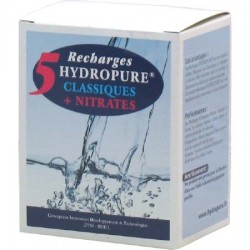Pack de 5 Recharges Carafe classique + Nitrate - 5 Recharges - Hydropure
