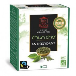 Thé vert Bio Chun Cha  - 30 infusettes - Thés de la pagode