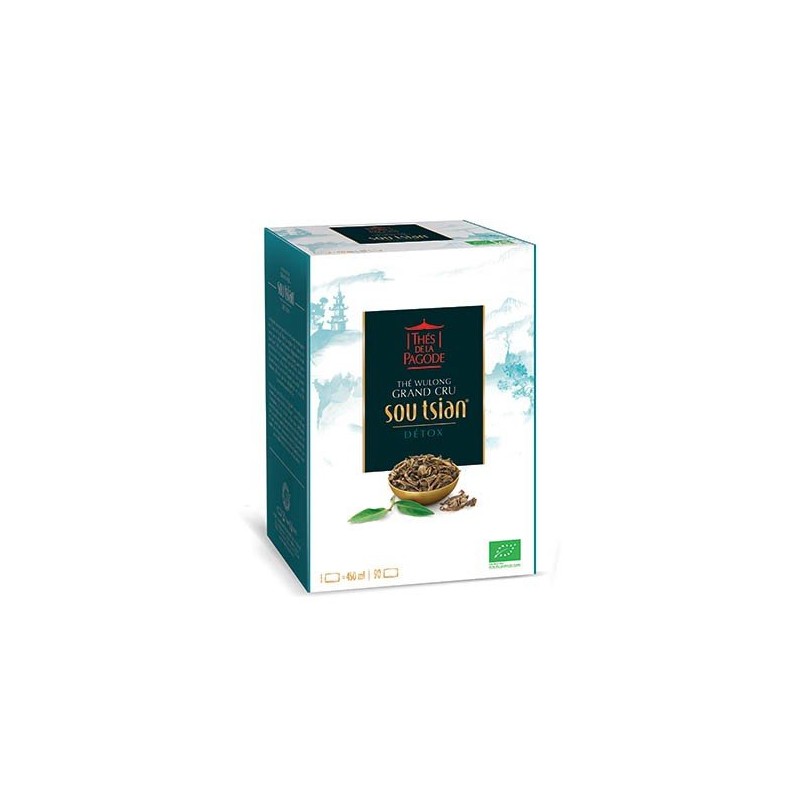 Sou Tsian Thé détox Bio Grand modèle - 90 Sachets - Thés de la Pagode