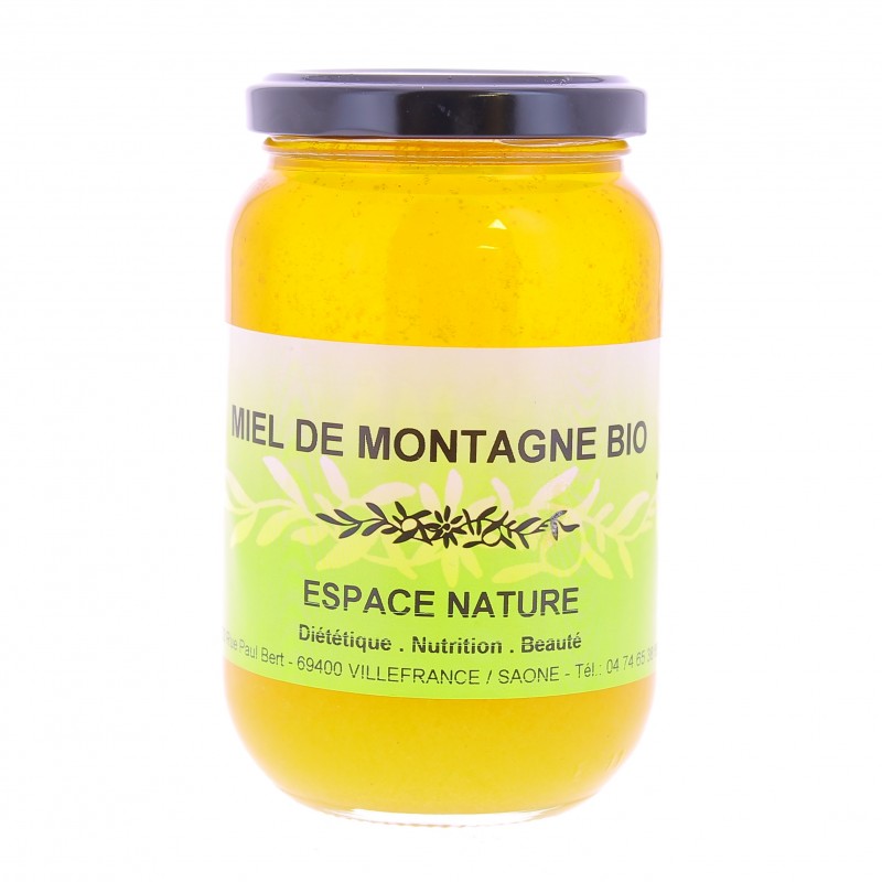 Miel Bio Montagne - 500 g - Espace Nature Miel Bio Montagne - 500 g - Espace Nature