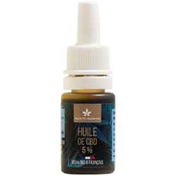 CBD Extrait 5% huile de chanvre Bio - Flacon 10 ml -  Nunti Sunya