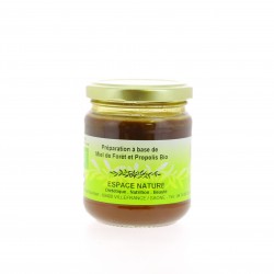 Miel de Foret et propolis Bio -pot 250 grammes - Espace Nature