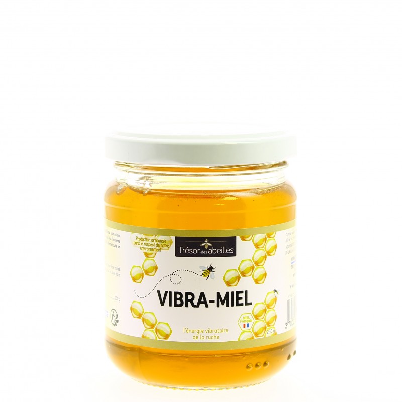 Vibra-Miel pot 250 grammes Trésor des Abeilles -Vibraforce Vibra-Miel pot 250 grammes Trésor des Abeilles -Vibraforce