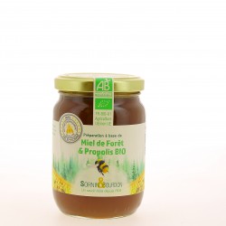 Miel Bio de Foret & Propolis - Pot 350 g -Sornin&Bourdon