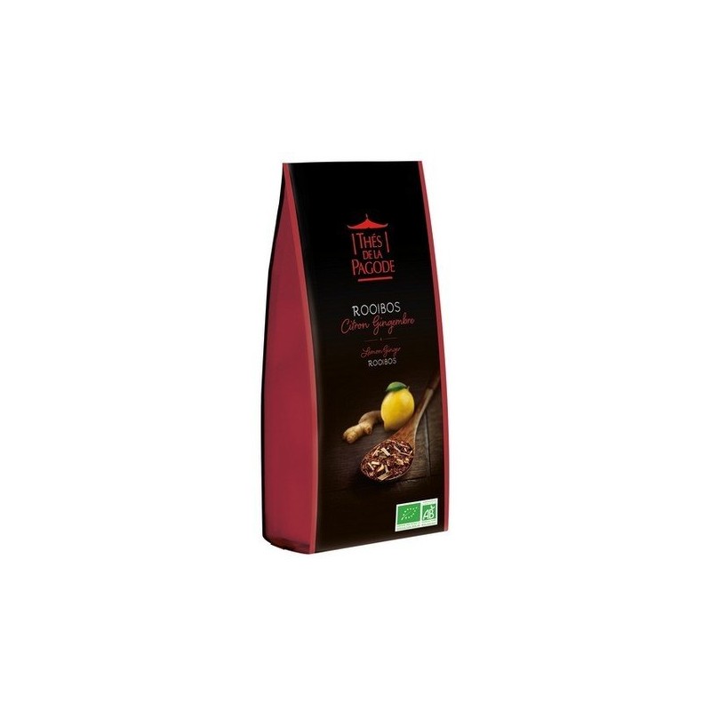 Thé Rooibos Citron-Gingembre -  Vrac 100 g - Thé de la Pagode