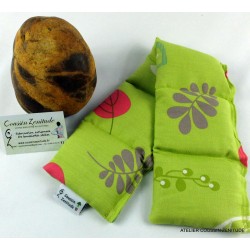 Coussin Cervicale Tonus Vert - Atelier Coussin Zenitude