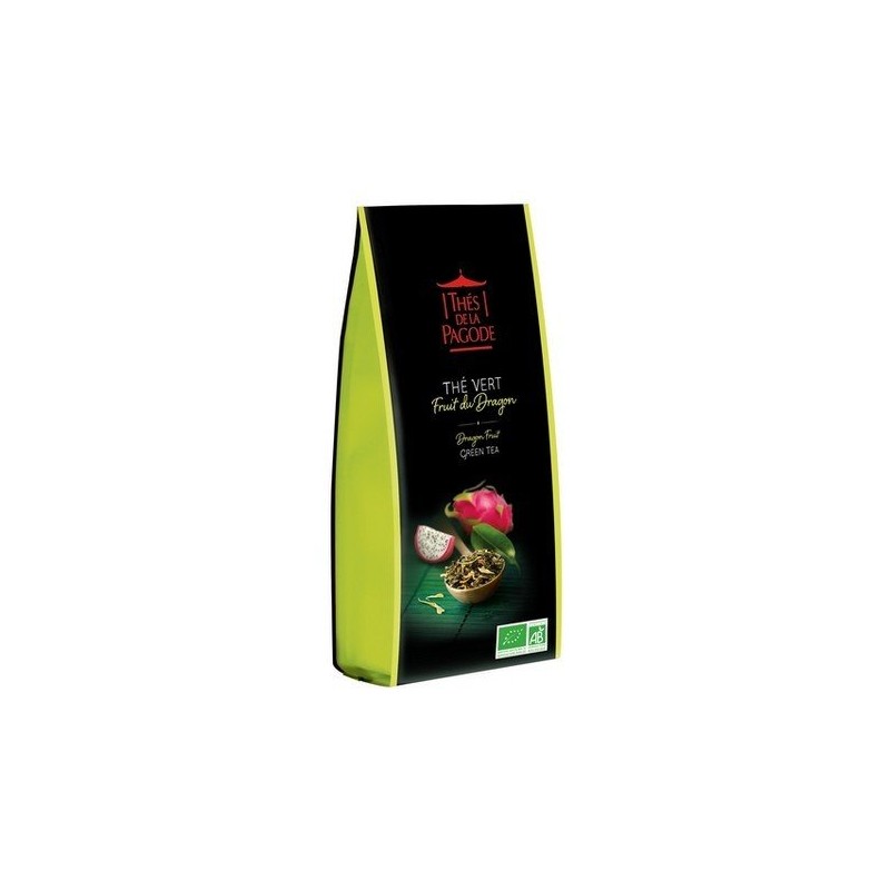 Thé vert Fruit du Dragon - Vrac 100g - Thés de la Pagode Thé vert Fruit du Dragon - Vrac 100g - Thés de la Pagode