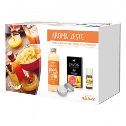 Aroma Zeste Coffret de Soins aux Huiles Essentielles 100% Naturelles - Direct Nature