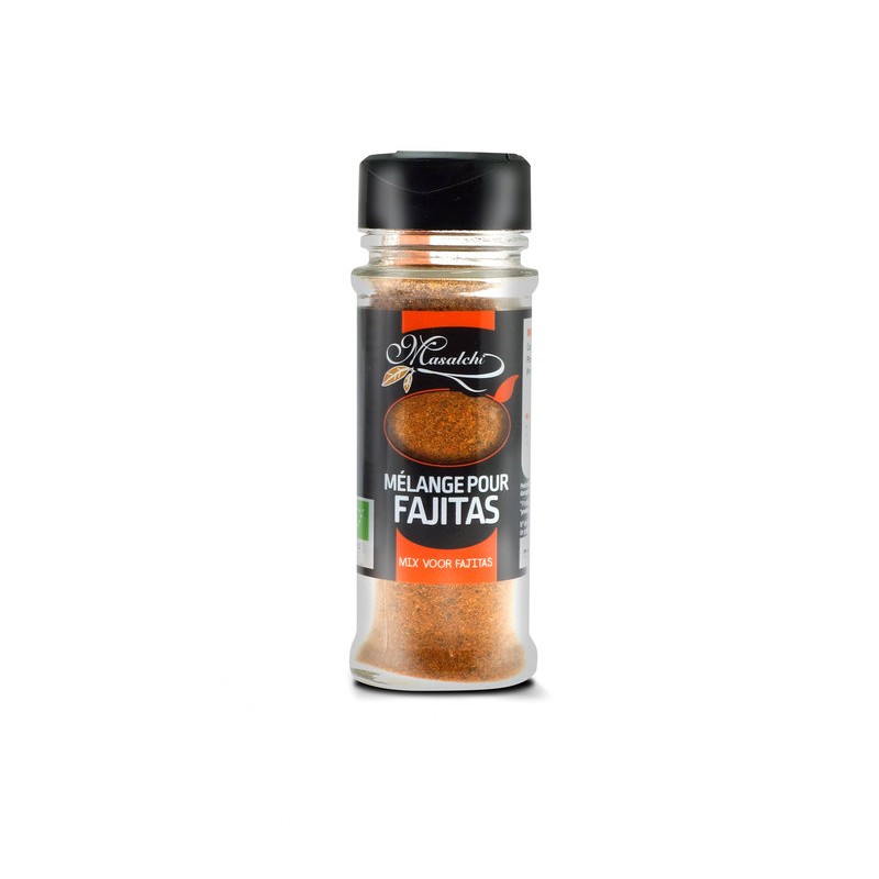 Epice Bio Mélange pour Fajitas - Flacon distributeur 35 g - Masalchi Epice Bio Mélange pour Fajitas - Flacon distributeur 35 g - Masalchi