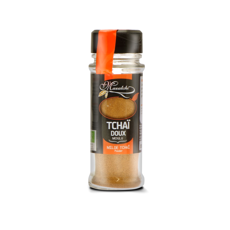 Epice Bio Tchaï doux poudre - Flacon distributeur 30 g - Masalchi Epice Bio Tchaï doux poudre - Flacon distributeur 30 g - Masalchi