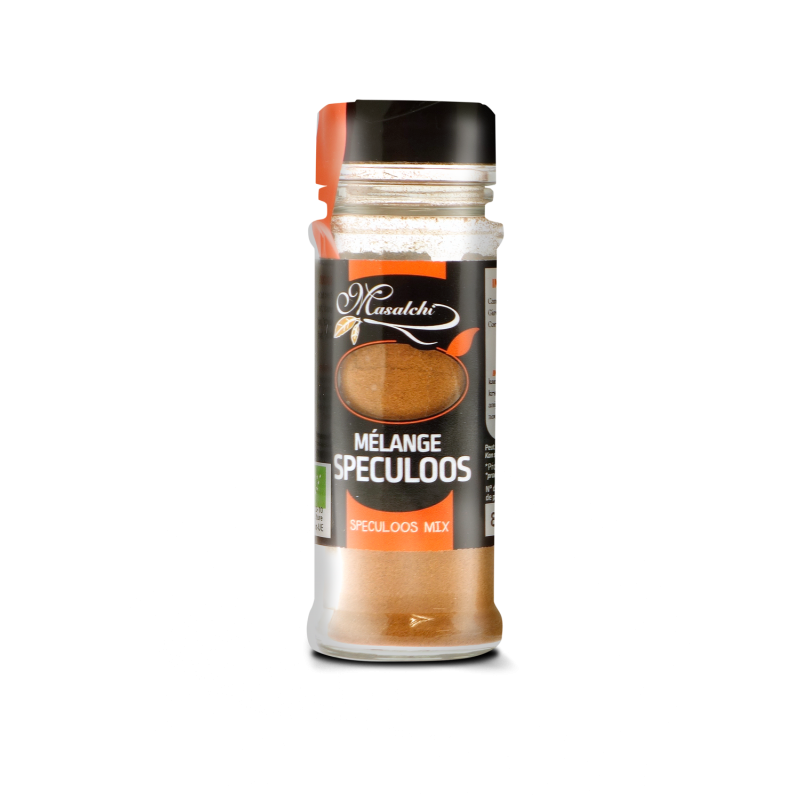 Epice Bio Mélange Speculoos en poudre - Flacon distributeur 30 g - Masalchi Epice Bio Mélange Speculoos en poudre - Flacon distributeur 30 g - Masalchi