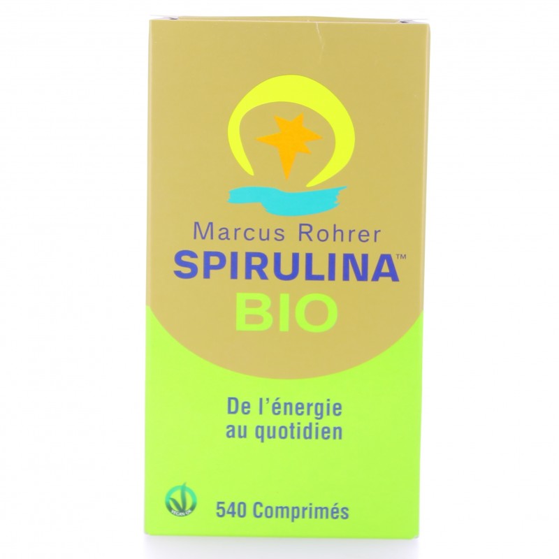 Spirulina Bio - Pilulier 540 comprimés - Marcus Rohrer