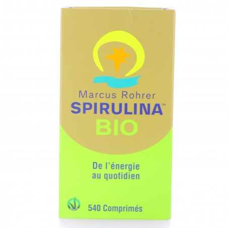 Spirulina Bio - Pilulier 540 comprimés - Marcus Rohrer