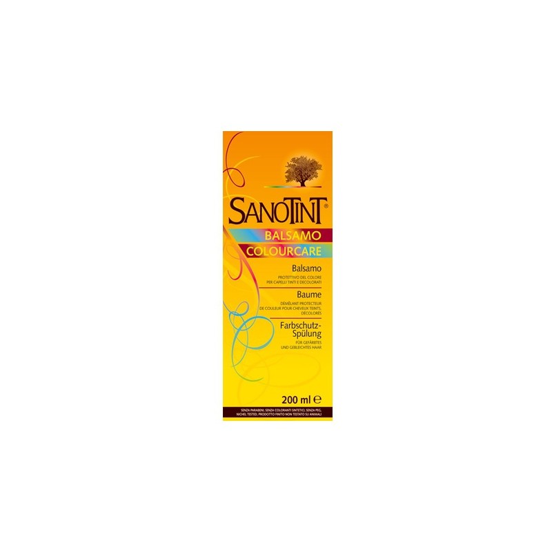 Baume démêlant protecteur de couleur pour cheveux teints ou décolorés - 200ml - Sanotint Baume démêlant protecteur de couleur pour cheveux teints ou décolorés - 200ml - Sanotint