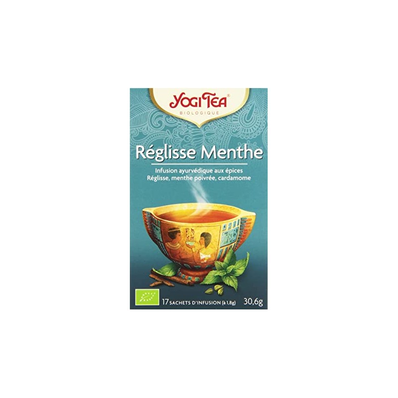 Thé Réglisse Menthe - 17 Sachets - Yogi Tea