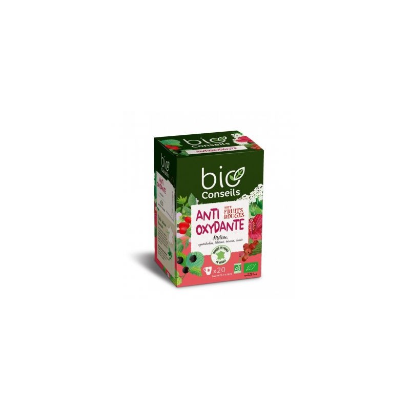 Infusion Anti-oxydante - 20 Sachets - Bio Conseils Infusion Anti-oxydante - 20 Sachets - Bio Conseils