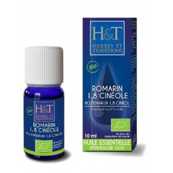 Huile Essentielle Romarin 1.8 Cinéole - 10 ml - Herbes et Traditions