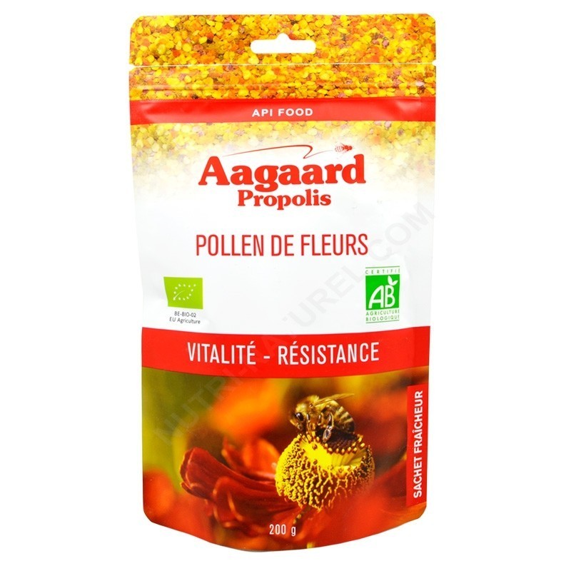 Pollen de Fleurs Vitalité Résistance - 200g - Aagaard