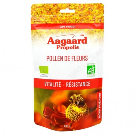 Pollen de Fleurs Vitalité Résistance - 200g - Aagaard
