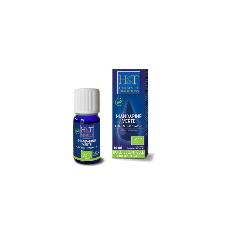 Huile Essentielle de Mandarine Verte - 10 ml - Herbes et Traditions Huile Essentielle de Mandarine Verte - 10 ml - Herbes et Traditions