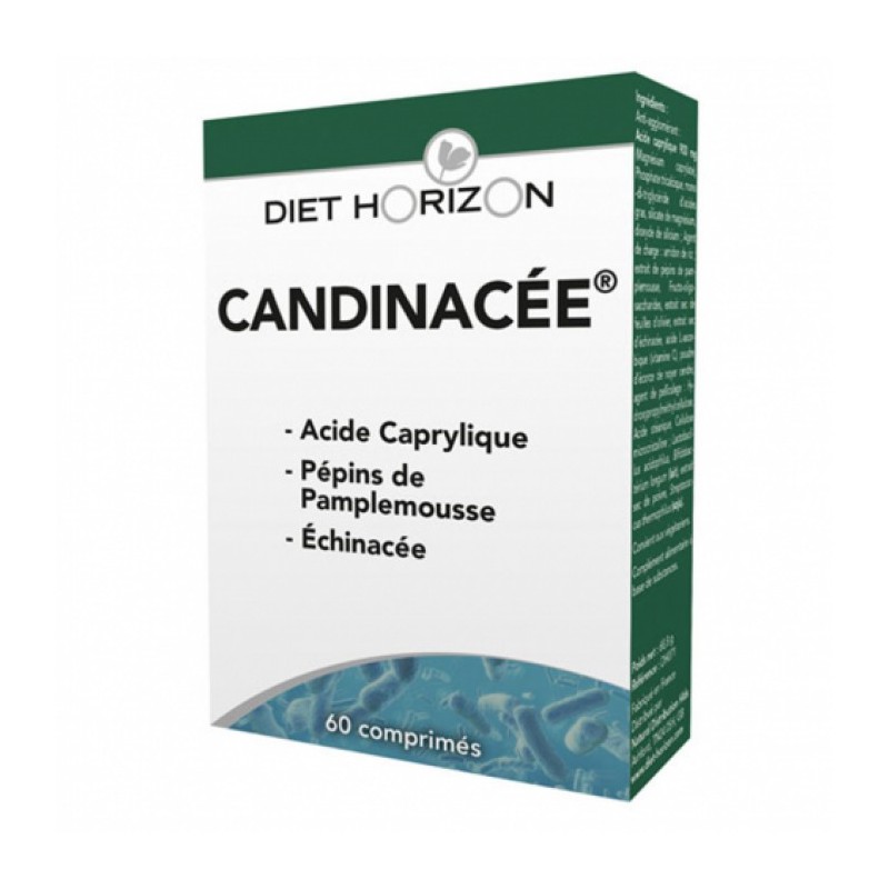 Candinacée - Lot de 2 Boites de 60 comprimés - Diet Horizon Candinacée - Lot de 2 Boites de 60 comprimés - Diet Horizon