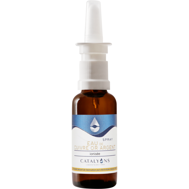 Eau Cuivre Or Argent Nasal - Spray Nasal 30 ml - Catalyons Eau Cuivre Or Argent Nasal - Spray Nasal 30 ml - Catalyons