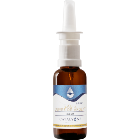 Eau Cuivre Or Argent Nasal - Spray Nasal 30 ml - Catalyons